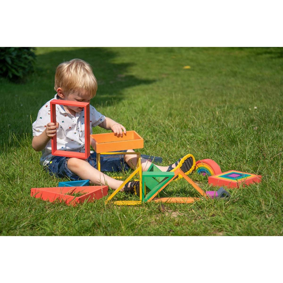 Rainbow Architect Rectangles - ABC School Supplies