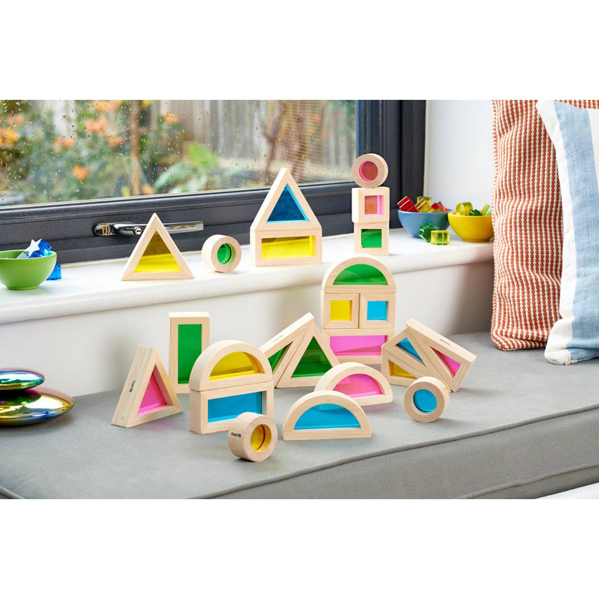 Rainbow Block Set - ABC School Supplies