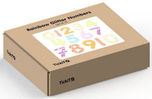 Rainbow Glitter Numbers - ABC School Supplies