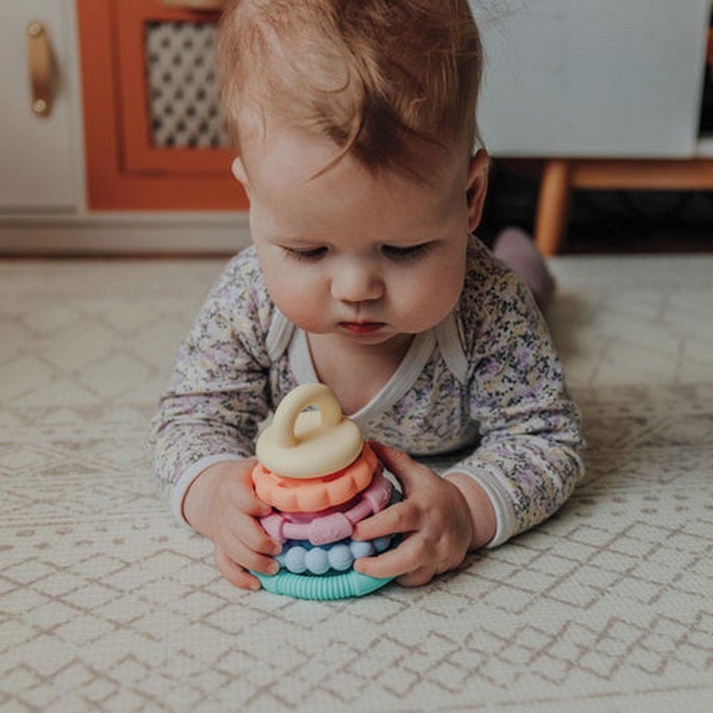 Rainbow Stacker & Teether - Pastel - ABC School Supplies