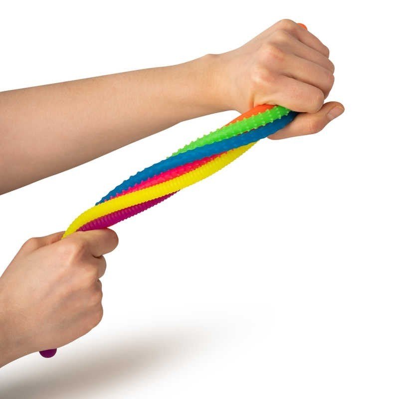 Rainbow Textured Noodles Pack Of 6 - ABC School Supplies