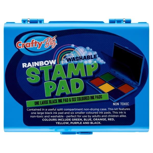 Rainbow Washable Stamp Pad - ABC School Supplies