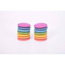 Rainbow Wooden Discs - ABC School Supplies