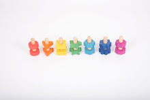 Rainbow Wooden Nuts & Bolts - ABC School Supplies