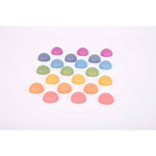 Rainbow Wooden Semispheres - ABC School Supplies