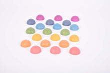 Rainbow Wooden Semispheres - ABC School Supplies
