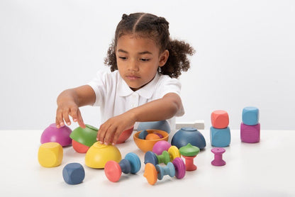 Rainbow Wooden Super Set - ABC School Supplies