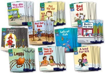 Read Write Inc. Phonics Book Bag Books: Green Set 1 Book Bag Books (Pack of 100) - ABC School Supplies
