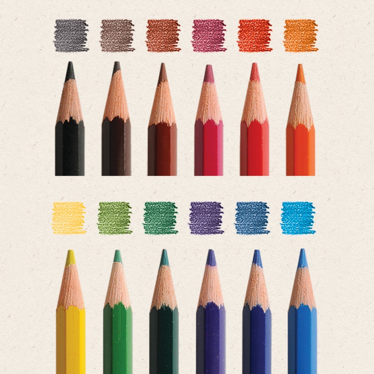 ReCreate Treesaver Recycled Colouring Pencils Tub of 72 - ABC School Supplies