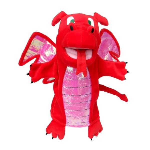 Red Dragon Hand Puppet - ABC School Supplies