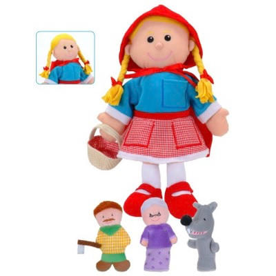 Red Riding Hood Hand/Finger Puppet - ABC School Supplies