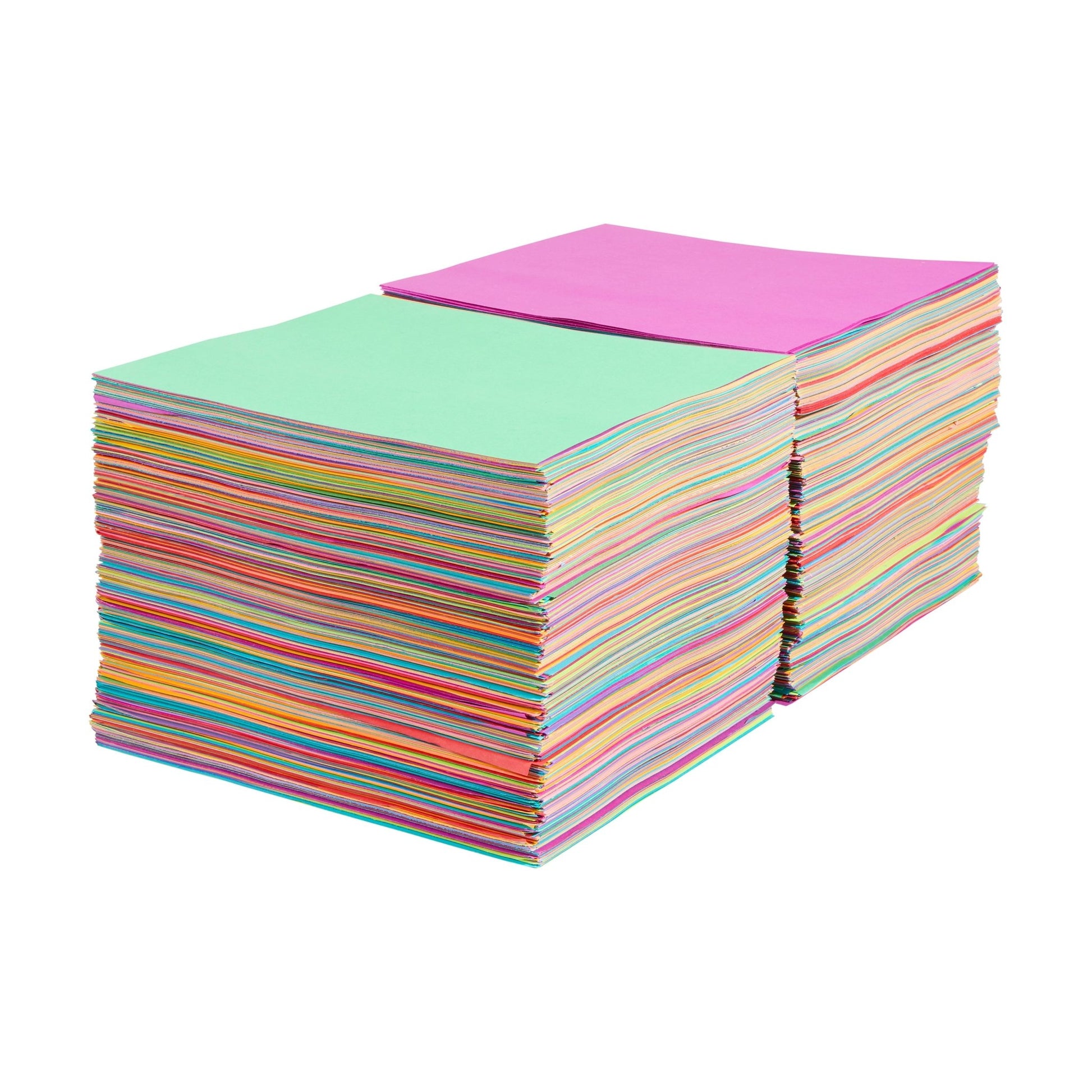 Remnant Assorted Coloured Construction Paper - Various Sizes 18Kg - ABC School Supplies