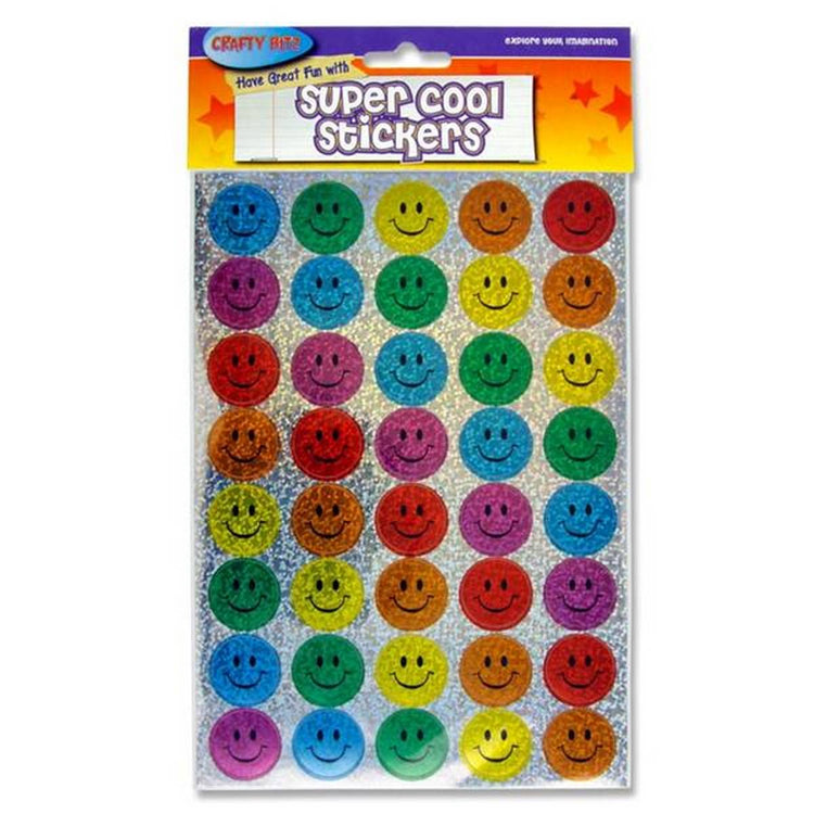 Reward Stickers Holographic - Smiley - ABC School Supplies