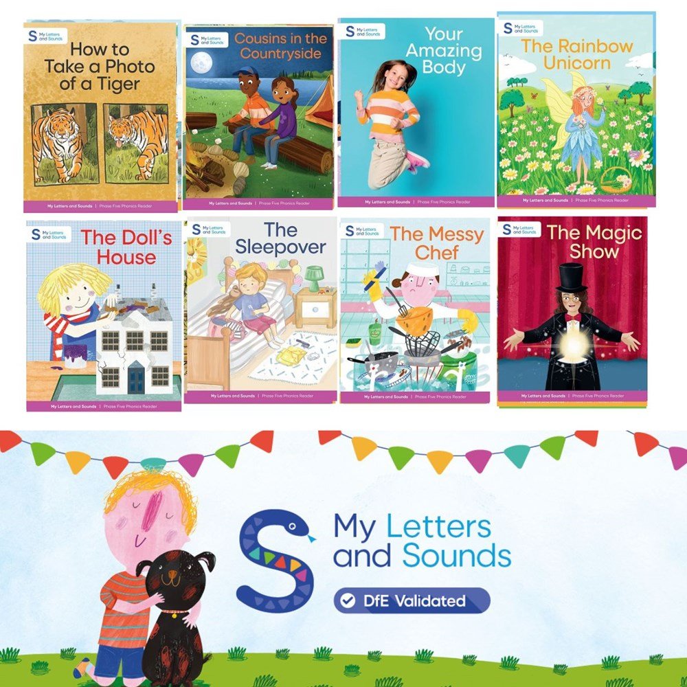 **Schofield & Sims My Letters & Sounds Phase 5 Pack B (Green) Pack of 10 Books - ABC School Supplies