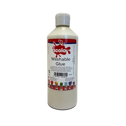 Scola Washable PVA Craft School Glue 500ml - ABC School Supplies