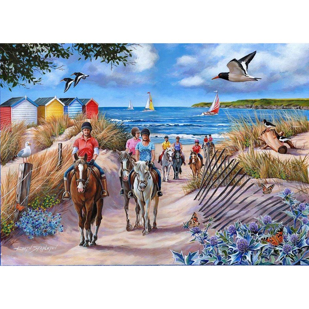 Sea Horses - BIG 500 Piece Jigsaw Puzzle - ABC School Supplies
