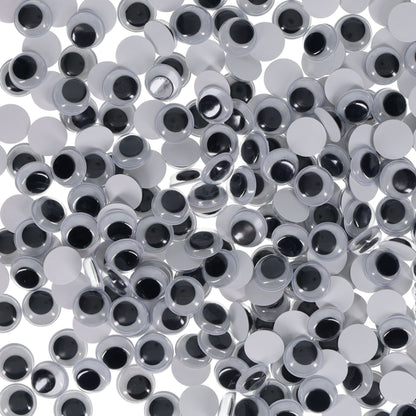 Self Adhesive Goggly Eyes - 12mm Tub of 800 - ABC School Supplies