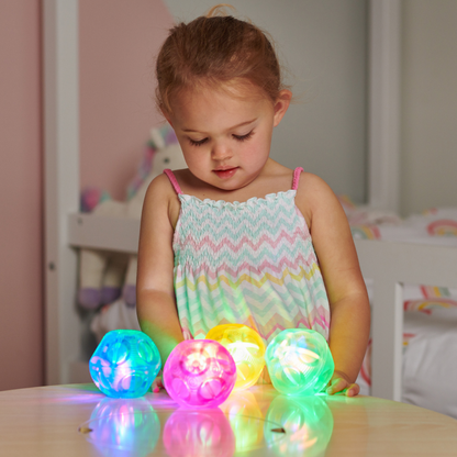 Sensory Flashing Balls (Irregular Bounce) Set of 4 - ABC School Supplies