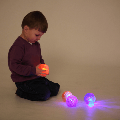 Sensory Flashing Balls (Irregular Bounce) Set of 4 - ABC School Supplies