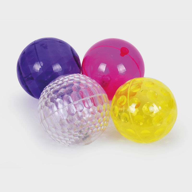 Sensory Flashing Balls (Textured) Pack of 4 - ABC School Supplies