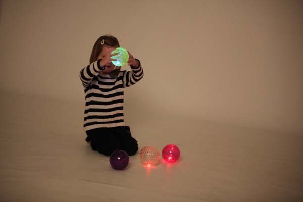 Sensory Flashing Balls (Textured) Pack of 4 - ABC School Supplies