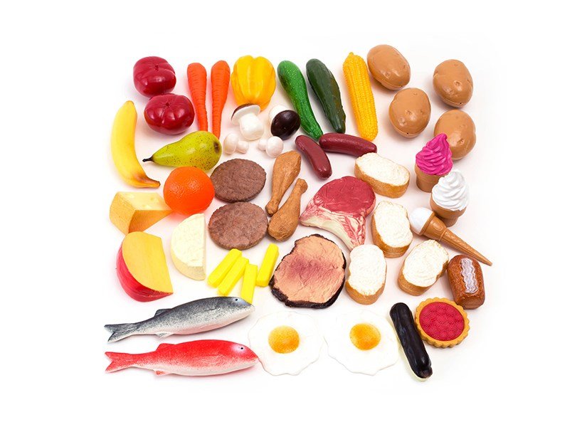 Set Of Assorted Play Food 48Pcs - ABC School Supplies