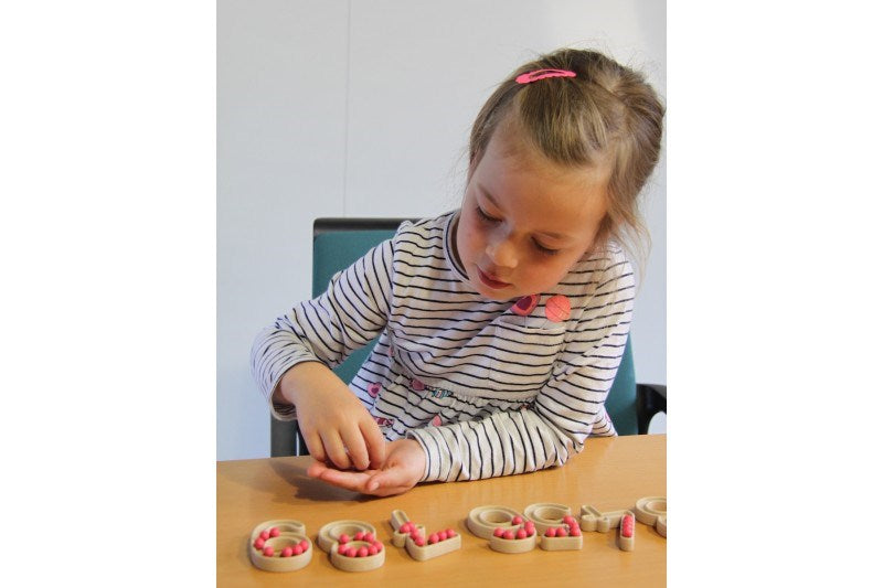 Wooden Numerals Set of 11