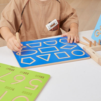 Shapes Tracing Board - ABC School Supplies