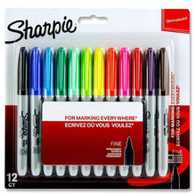 Sharpie Pack Of 12 Fine Markers - ABC School Supplies