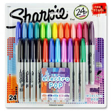 Sharpie Pack Of 24 Asst Fine Markers - Electro Pop - ABC School Supplies