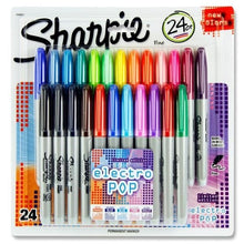 Sharpie Pack Of 24 Asst Fine Markers - Electro Pop - ABC School Supplies