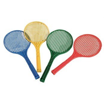 Short Tennis Plastic Racket - Assorted - Pack Of 4 - ABC School Supplies