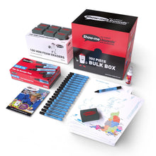 Show-Me Bulk Box Drywipe Board Pack, Pens & Erasers – Map, A4 - 100 Sets - ABC School Supplies