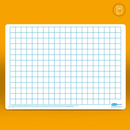 Show - Me Drywipe Board Pack, Pens & Erasers - Gridded/Plain, A3 - 5 Sets - ABC School Supplies