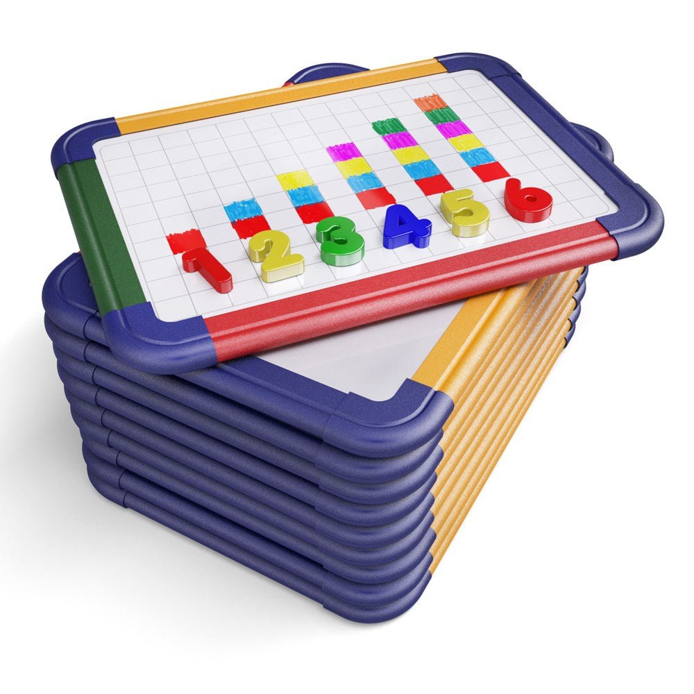 Show - Me Magnetic Drywipe Framed Board - Gridded / Plain, A4 - ABC School Supplies