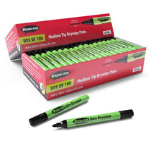 Show - Me Medium Tip Barrel Drywipe Black Marker (Pack of 100) - ABC School Supplies