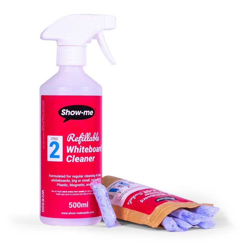 **Show - Me Refillable Trigger Spray Whiteboard Cleaner, 500Ml - ABC School Supplies