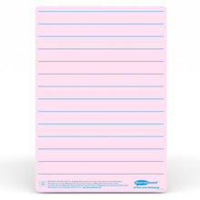 Show - Me Tinted Drywipe Board - Lined/Plain - Pink - ABC School Supplies