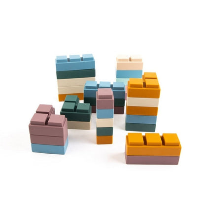 Silicone Building Blocks - Pack 30 - ABC School Supplies