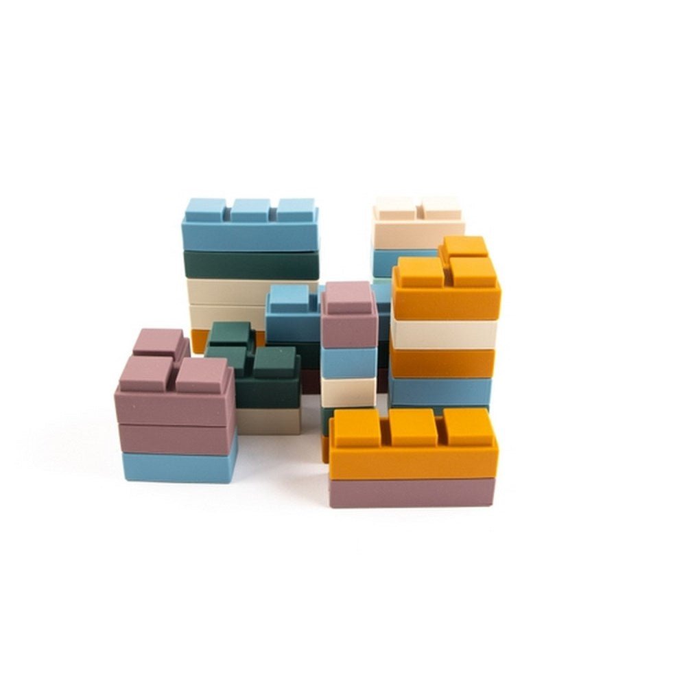 Silicone Building Blocks - Pack 30 - ABC School Supplies