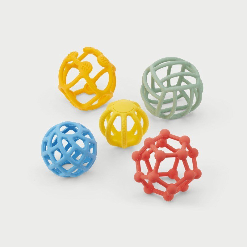 SiliSoft Flexi Balls (Rainbow) - 5 Pack - ABC School Supplies