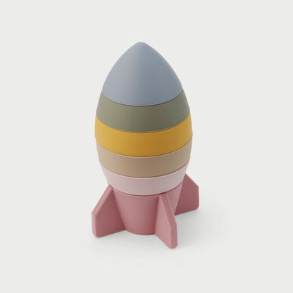 SiliSoft Rocket Stacker (Earth) - 6 Pack - ABC School Supplies