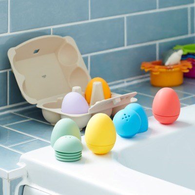 SiliSoft Sensory Eggs (Rainbow) - 6 Pack - ABC School Supplies