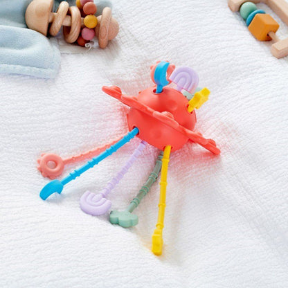SiliSoft Zip Pull Toy (Rainbow) - ABC School Supplies