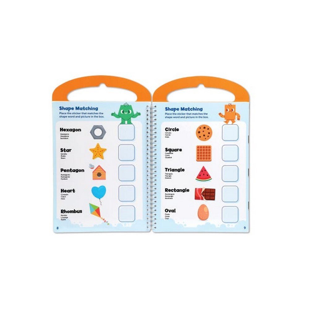 Skill Builders! Smart Stickers – Colors, Numbers & Shapes - ABC School Supplies