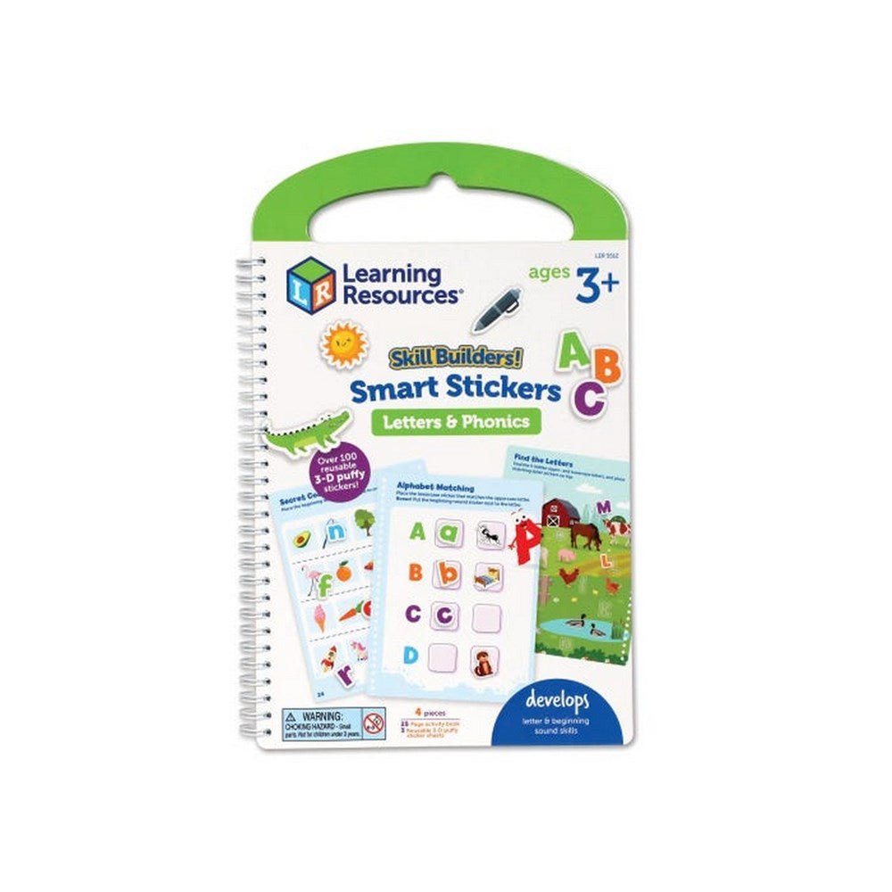 Skill Builders! Smart Stickers Letters & Phonics - ABC School Supplies