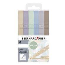 Slim Highlighter Set of 6 Natural Shades - ABC School Supplies