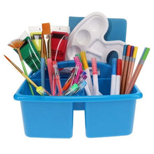 **Small Plastic Desktop Caddy Printer Blue - ABC School Supplies