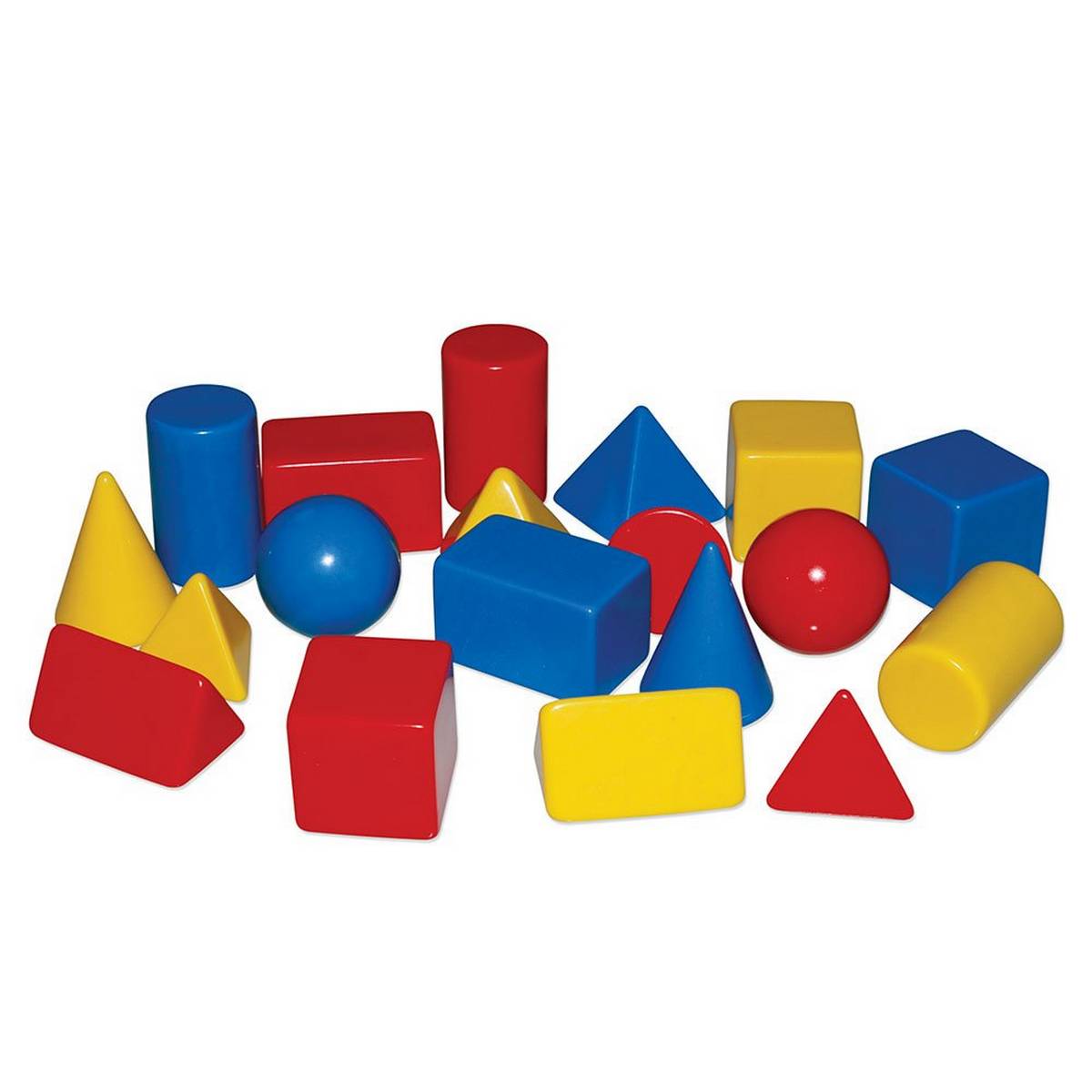 Small Solid Shapes - Pack Of 24 - ABC School Supplies