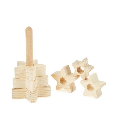 Small Wooden Stacker - Star - ABC School Supplies